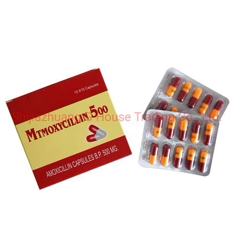 Amoxicillin Capsules 500mg Pharmaceutical Medicine China Amoxicillin