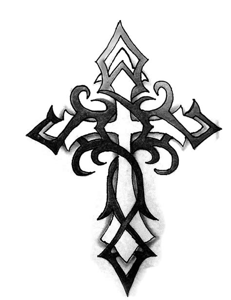 The back is a great spot for a large cross back tattoo. Tribal Cross Wallpaper | Tattoo Design Bild - ClipArt Best ...