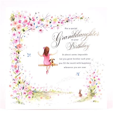 Free printable birthday cards are a quick and affordable way to create a birthday card for your friends and family. Birthday Cards For Granddaughter - Card Design Template