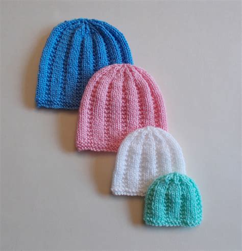 Knitting Patterns For Neonatal Hats Mike Natur