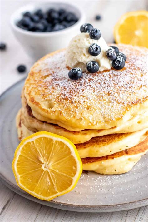 Lemon Ricotta Pancakes Super Easy To Make Kylee Cooks