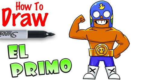 El primo's star power damage was increased to 800 (from 600). How to Draw El Primo | Brawl Stars - YouTube
