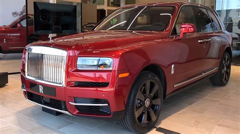 We parked it in front of a thrift store. Rolls-Royce Cullinan Launch Edition detailed on video