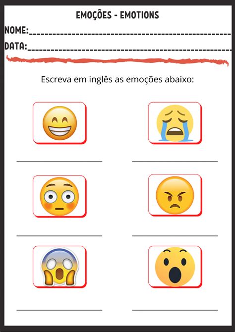 Atividades Com Emojis 8 Ano