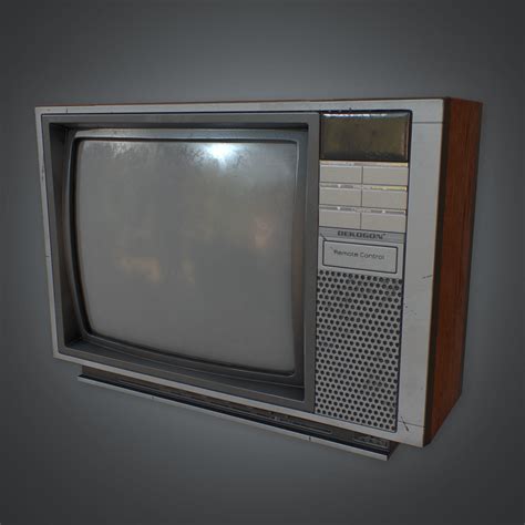 3D model 80s - Television Retro 02 | CGTrader