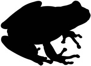 Green Tree Frog Silhouette Free Vector Silhouettes