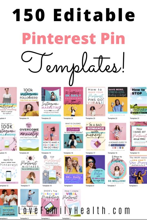 Free Pinterest Templates