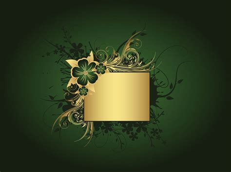 Free Download Green And Gold Background 1024x765 For Your Desktop