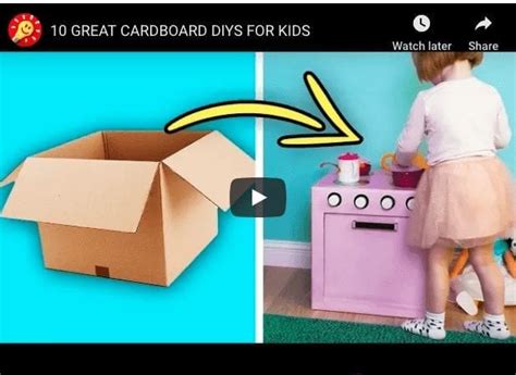 Diy Cardboard Crafts For Kids Enchanted Little World