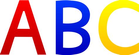 Abc Letters Clipart Clip Art Library