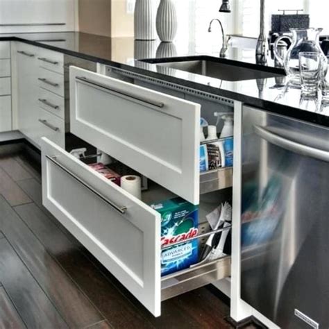 The one absolute must of corner sink placement is to have a cabinet between the sink and the dw. Image result for drawer dishwasher under sink | Kitchen design, Kitchen remodel idea, Kitchen ...