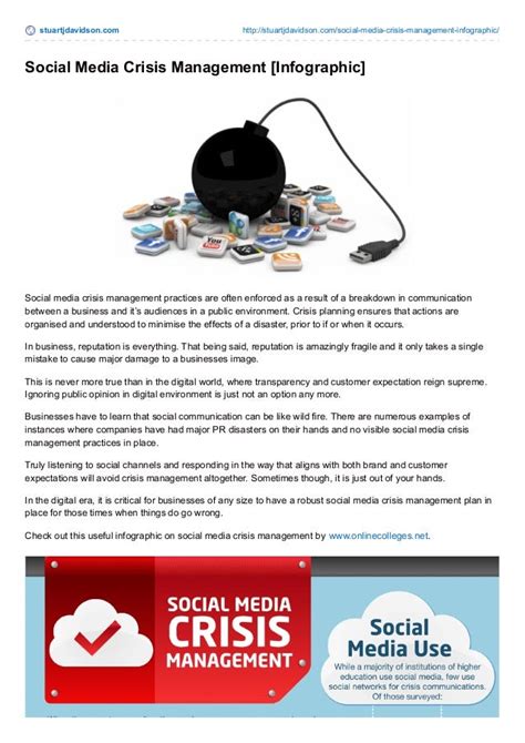 social media crisis management [infographic]