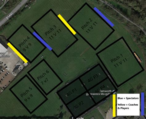 Pitch Allocations And Map Cottage Farm Rangers