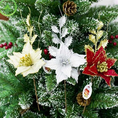 Buy Christmas Decorative Artificial Flowers For