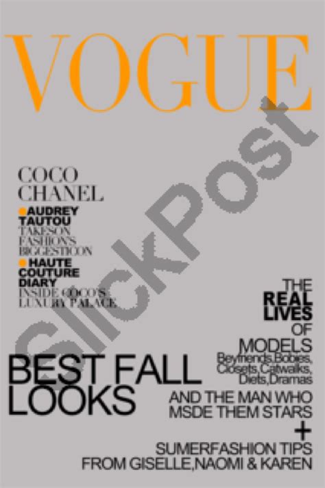 19 Inspired For Mockup Magazine Vogue Controling Mockup