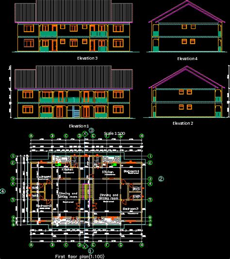 Working Drawings Dwg Block For Autocad Designs Cad