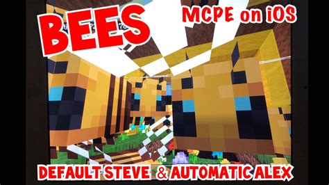 The latest addition to minecraft recently has been the arrival of, you guessed it, bees! BEES // Minecraft Pocket Edition // Base Area TOUR - YouTube