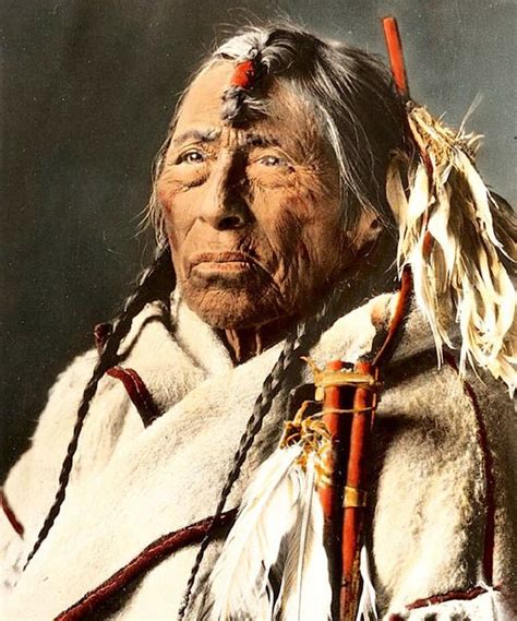 インディアン ネイティブアメリカン の貴重なカラー化写真 ラビトーク Native american photography