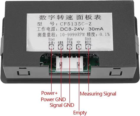 Buy 4 Digital Led Display Tachometer Rpm Speed Meter Panel Inductive