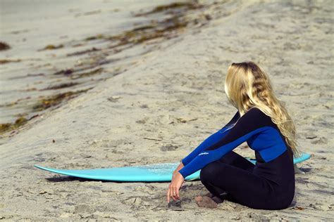 Blonde California Surfer Girl Photograph By Waterdancer Fine Art America