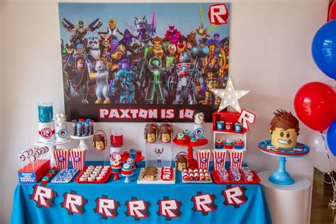 Roblox Birthday Banner Roblox Party Banner Roblox Party Supplies Roblox