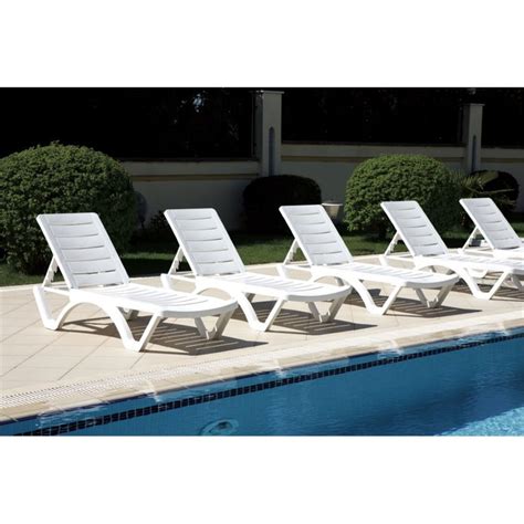 Compamia Aqua Pool Chaise Lounge In White Isp076 Whi