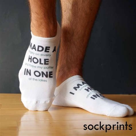 Funny Golf Gifts For Men Humorous Novelty Socks For The Golfer Etsy