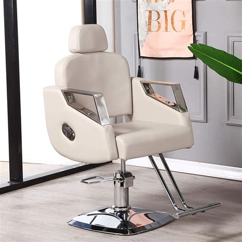 Hydraulic Barber Chair Liftable Hairdressing Chair Reclining Hair