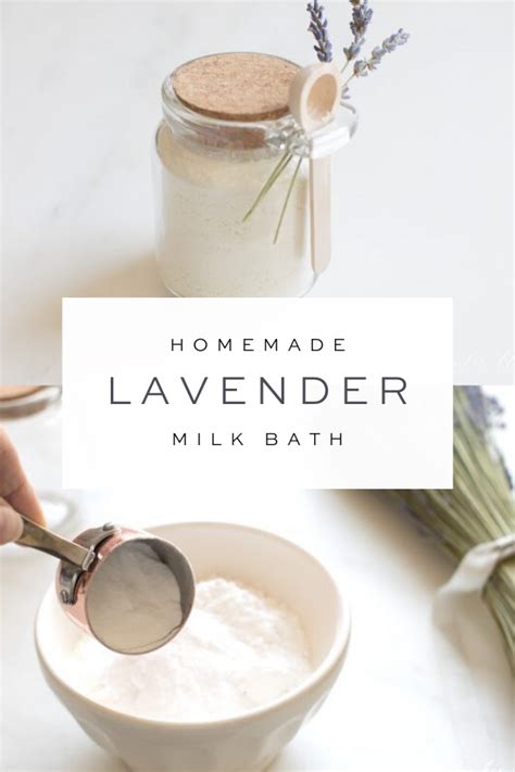 Easy Lavender Milk Bath Recipe With Just A Few Natural Ingredients In Less Than 3 Minutes