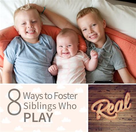 8 Ways To Foster Siblings Who Play