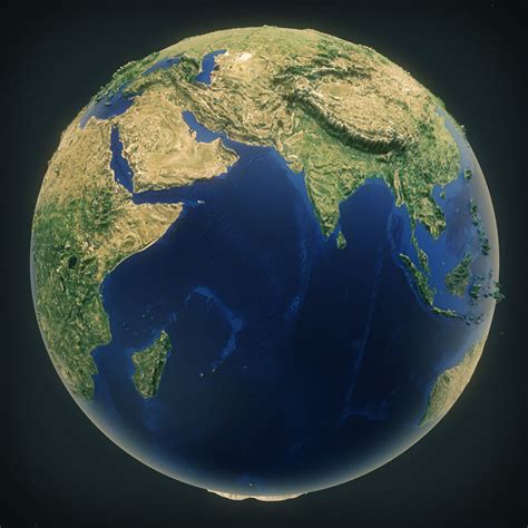 Earth High Poly 3d Model Cgtrader