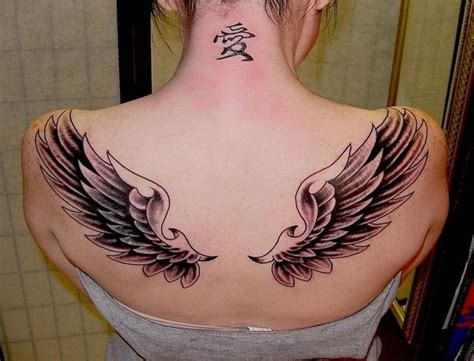 Angel Wings Tattoo Designs For Girls Wings Tattoo Neck Tattoo Wings