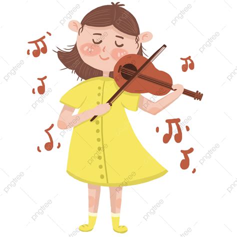 playing violin png picture a girl playing the violin pull violin girl png image for free