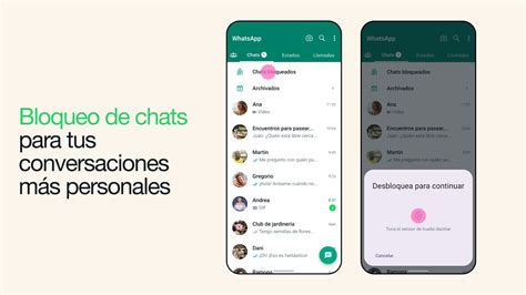 chats con contraseña la nueva actualización de whatsapp