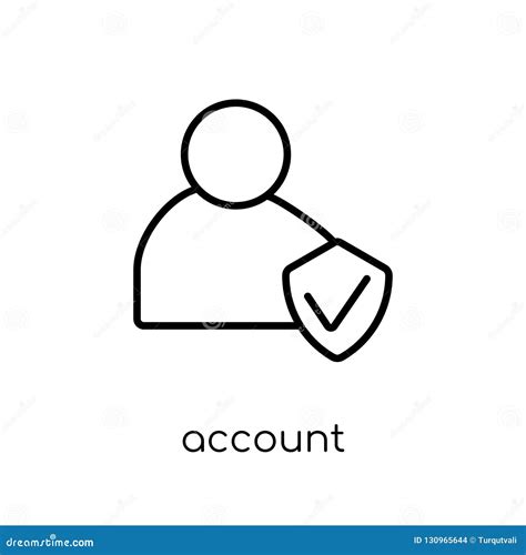 Account Icon From Collection Stock Vector Illustration Of Profile