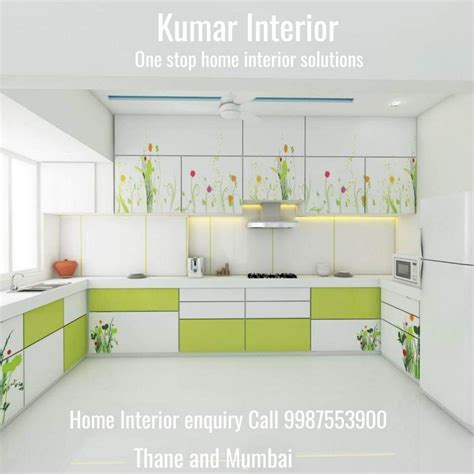 Kumar Interior Thane 3 Bhk Flat Interior Design Kitchen Interior