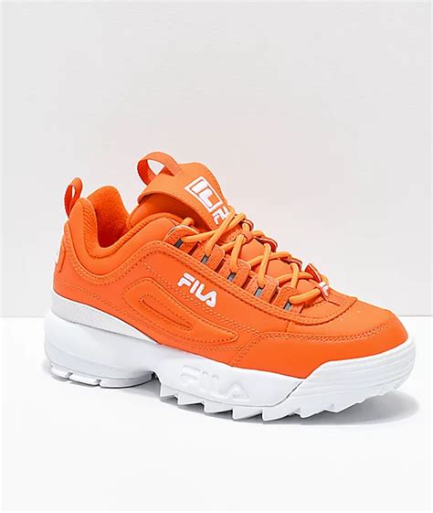 Fila Disruptor Ii Orange Shoes Zumiezca
