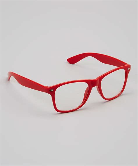 Look What I Found On Zulily Red Geek Eyeglasses By Picki Nicki Zulilyfinds Red Eyeglasses