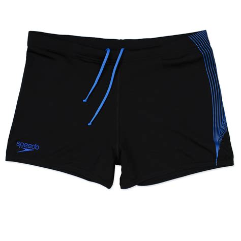 Speedo Aqua Shorts Mens Boxer Swim Trunks Swim Shorts Black Blue Ebay