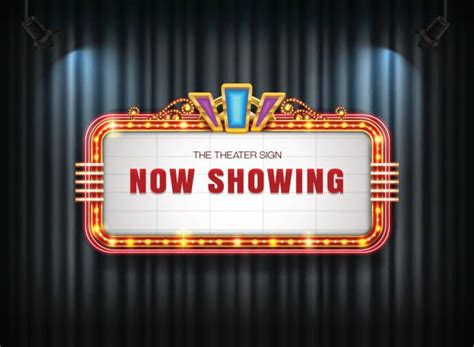 Best Movie Marquee Illustrations Royalty Free Vector Graphics And Clip