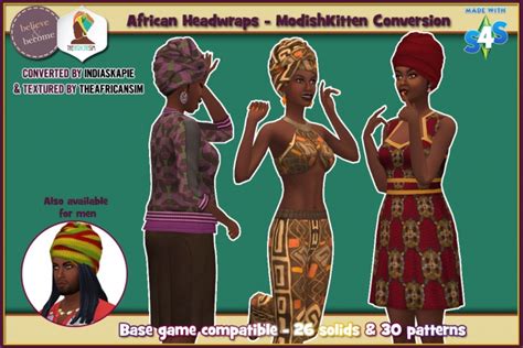 Conversion Of Modishkittens African Headwrap At The