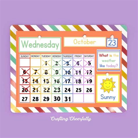 Free Diy Childrens Calendar Printables Available In English Spanish