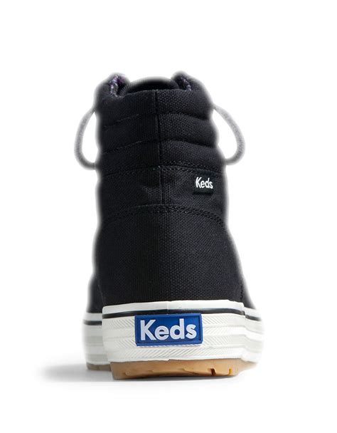Lyst Keds Hi Rise Canvas High Top Sneakers In Black