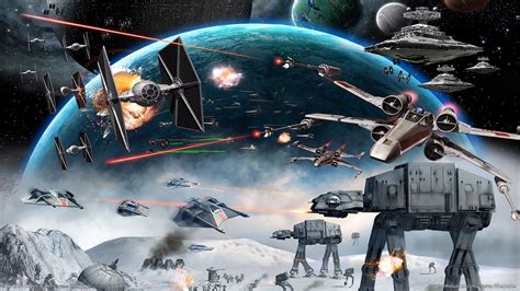 Star Wars Space Battles Wallpapers Wallpaper Cave