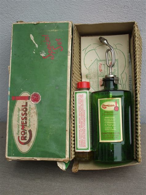 Vintage Cromessol Fragrant Disinfectant Green Glass Spraye Flickr