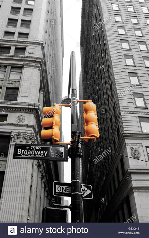 Broadway Street Sign Manhattan New York Usa Stock Photo Alamy