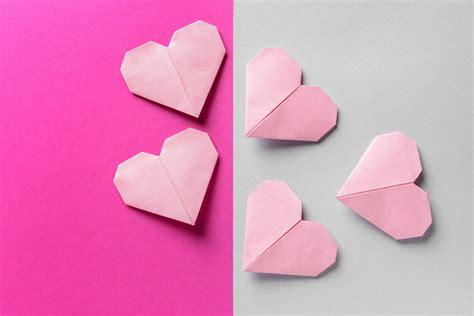 Sticky Note Origami Heart