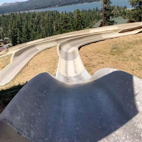 Alpine Slide At Magic Mountain In Big Bear Lake Ca