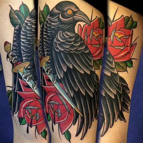 75 Best Raven Tattoo Designs And All Meanings 2019