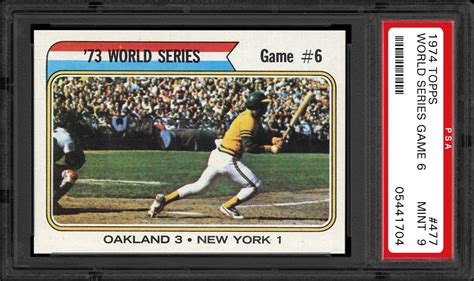 1974 topps world series game 6 psa cardfacts®